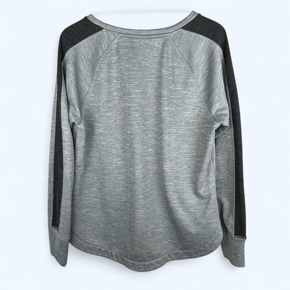 Champion C9 Women's Sweatshirt Gray Black Large Long Back Athleisure - Picture 2 of 5